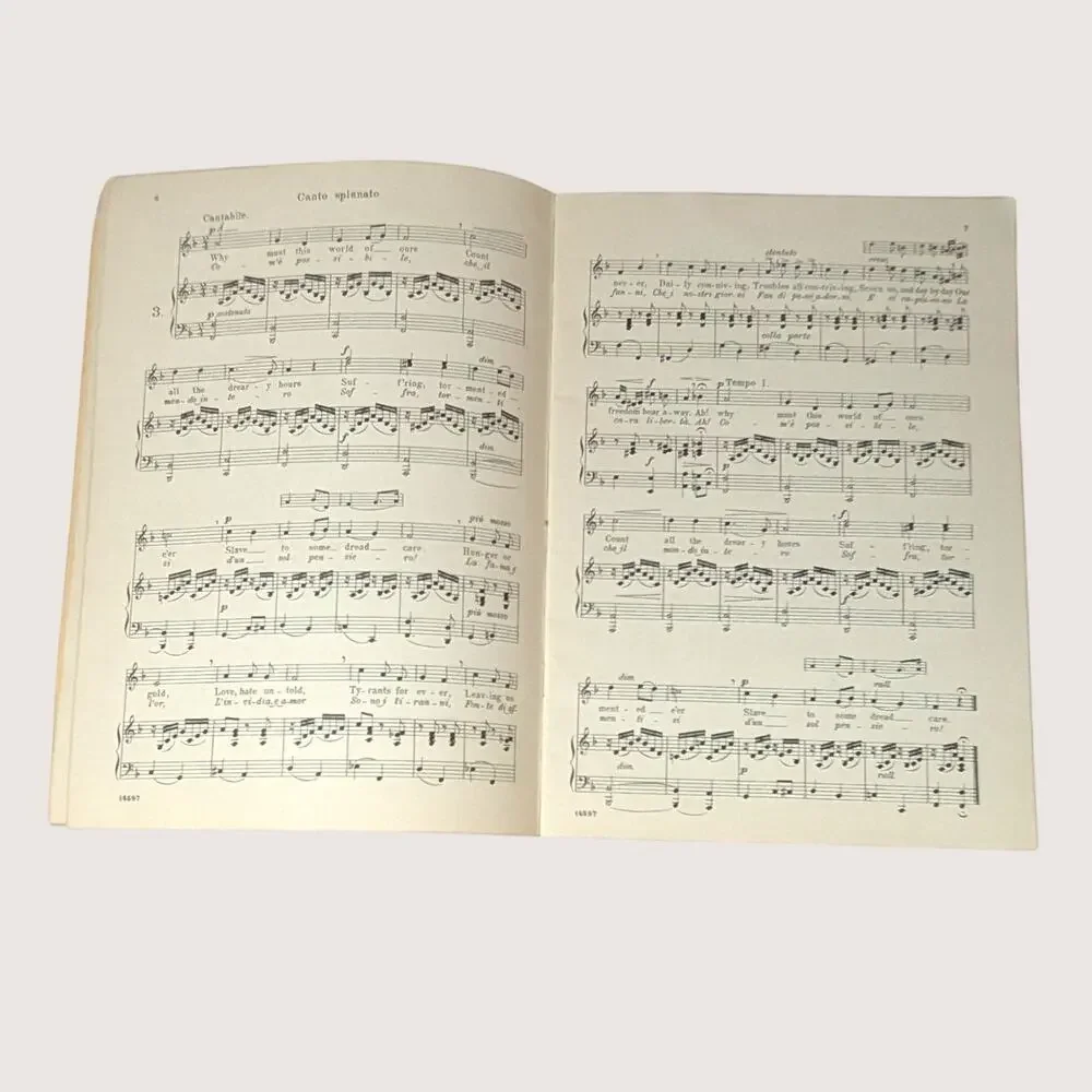 1927 Salvatore Marchesi Vocalises Schirmers Library Music Book
